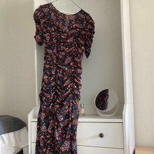 Free People Briella Midi Ruched Dress